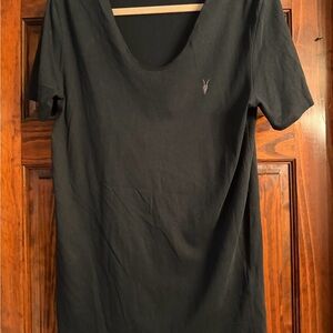 All Saints Black Short Sleeve Tee